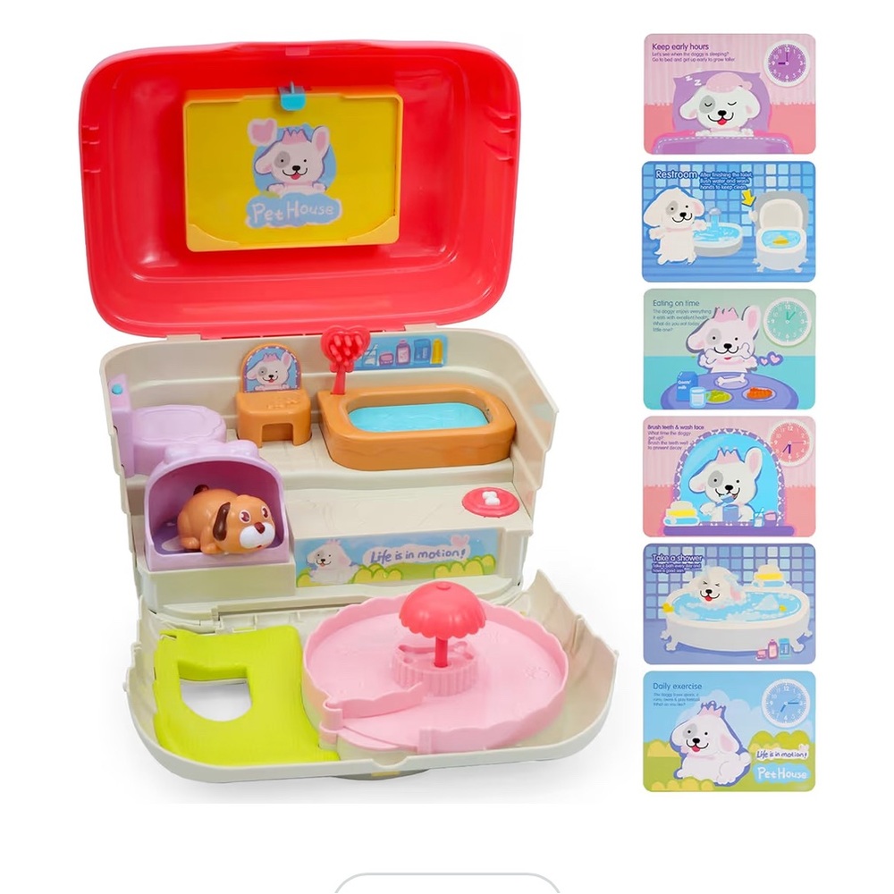 NWT-Interactive Pet House Toy for Kids Ages 3+ Motion Sensor Game